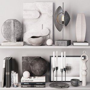 More than 60 3D decorative objects Collection 3D model