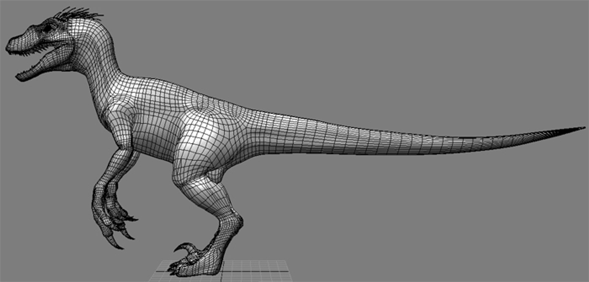 jurassic park raptor ultimate 3d model