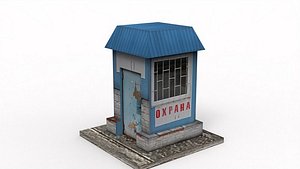3D model Guard Booth