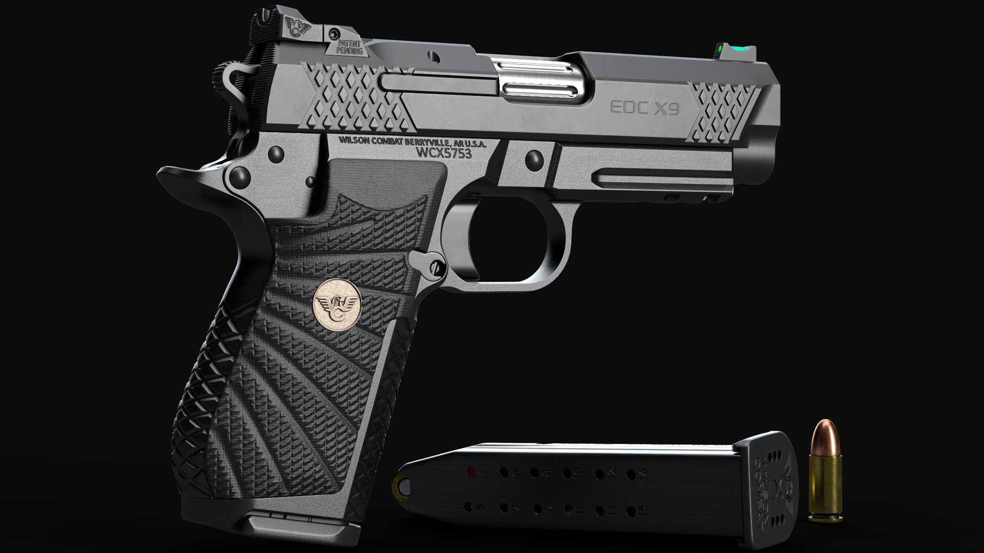 3D Wilson Combat Edc X9 - TurboSquid 1598460