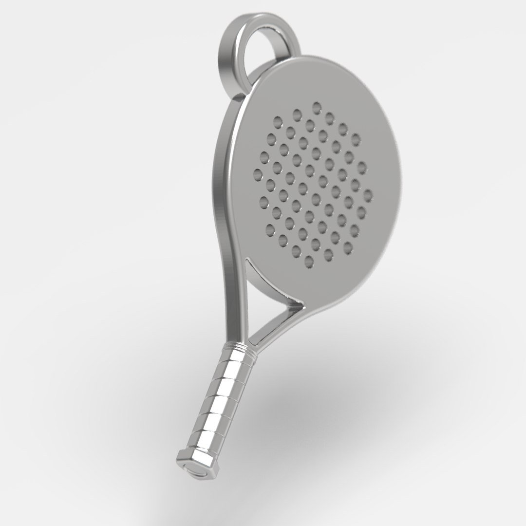 3D Paddle Tennis Racket Keychain Model - TurboSquid 2247937