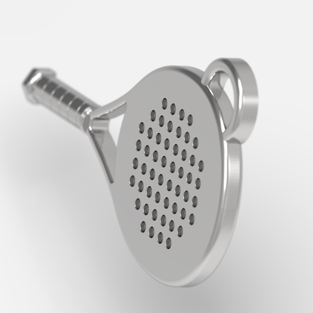 3D Paddle Tennis Racket Keychain Model - TurboSquid 2247937