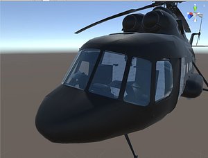 helicopter 3D model