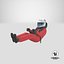 Generic Racing Driver 3D model