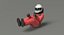 Generic Racing Driver 3D model