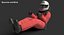 Generic Racing Driver 3D model