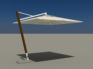 3d patio parasol model