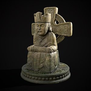 King Throne Statue model