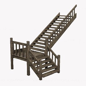 staircase uv 3D model