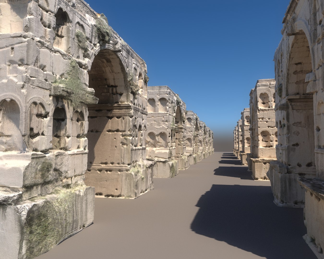 3D Ancient Roman Giant Gate - TurboSquid 2304149