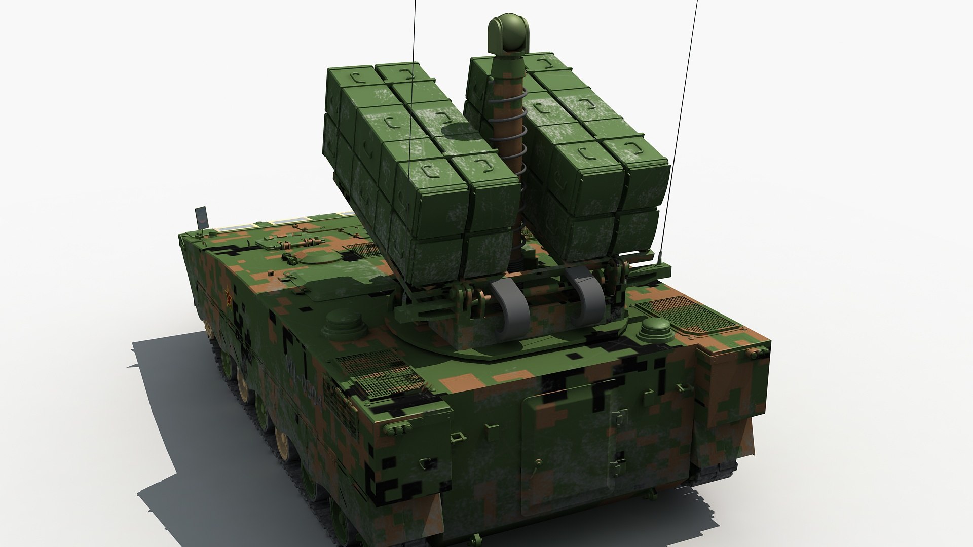 3D china hj-10 anti-tank missile model - TurboSquid 1421409