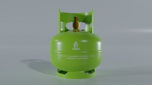 Gas Tank - Gas Cylinder - LPG - Elpiji 5kg 3D