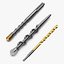 Drill Bits Collection 3D model