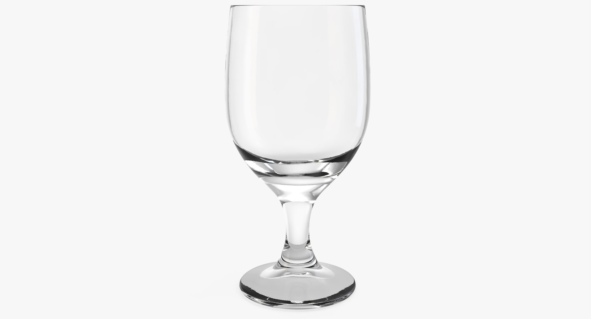 Goblet Glass 3D Model 3D model preview