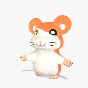 3D cartoon hamster