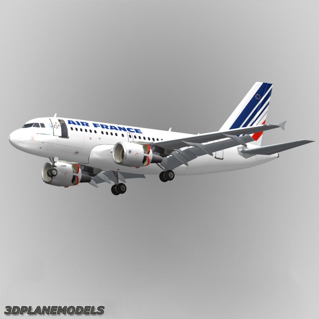 3d Airbus A318 Air France