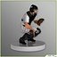 Three Baseball Players white CATCHER black BATTER and White PITCHER