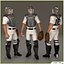 Three Baseball Players white CATCHER black BATTER and White PITCHER