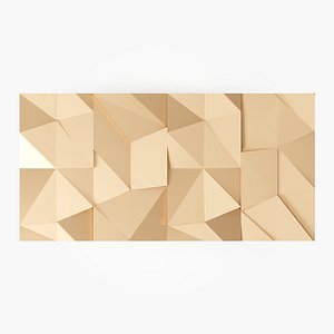 Geometric Wall Panel 3D