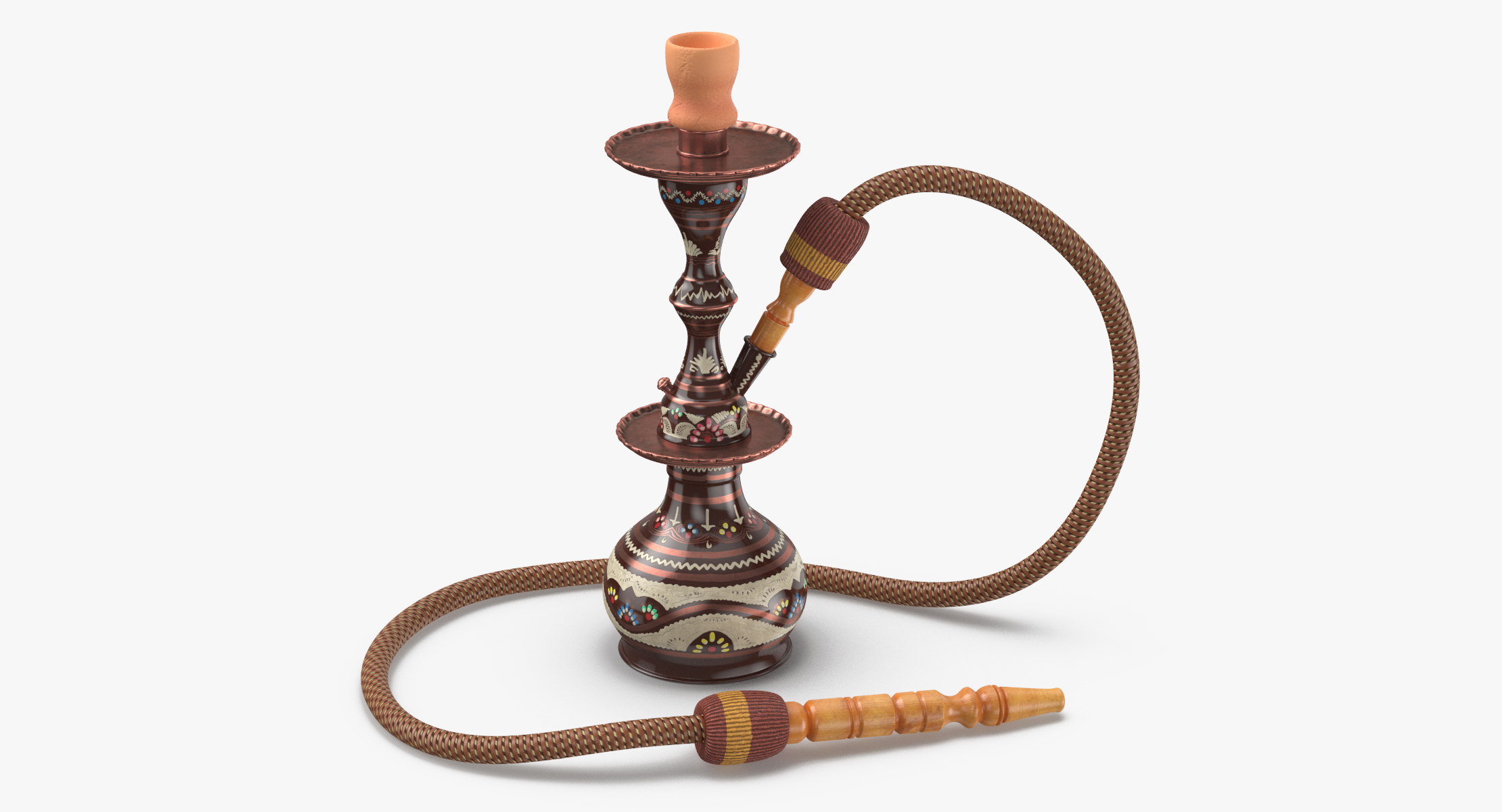 3D hookah pipe 02 TurboSquid 1158320