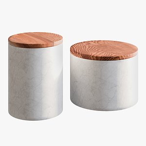 Ishi Marble Canisters
