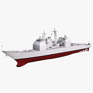 ticonderoga class cruiser mobile 3d 3ds