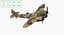 british light bomber aircraft 3D model