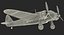 british light bomber aircraft 3D model