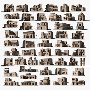 50 Arab house Collection 3D model