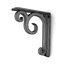 Wrought iron shelf bracket  02