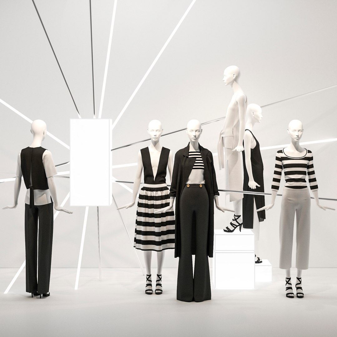 3D model Showroom Fashion Store 012 - TurboSquid 1740607
