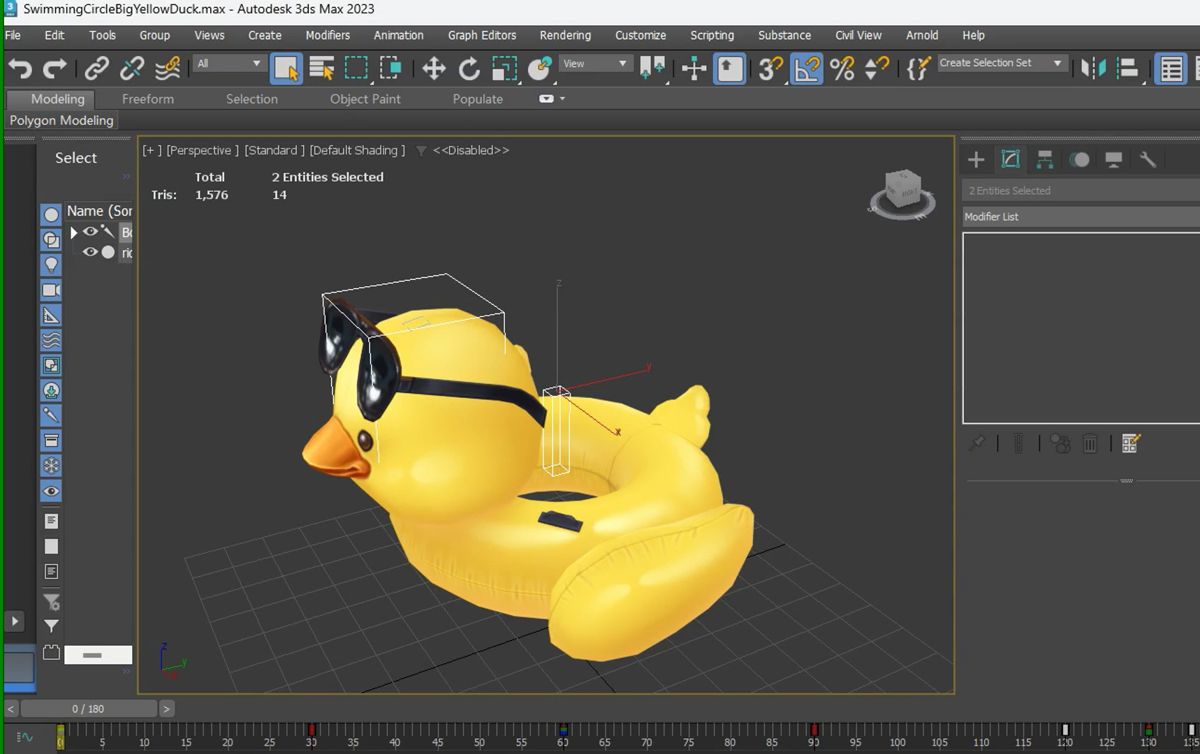 Swimming Circle Duck Rigged Animated Low Poly 3D - TurboSquid 2522926