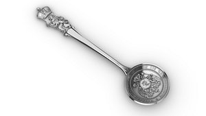 3D jewelry spoon russian empire