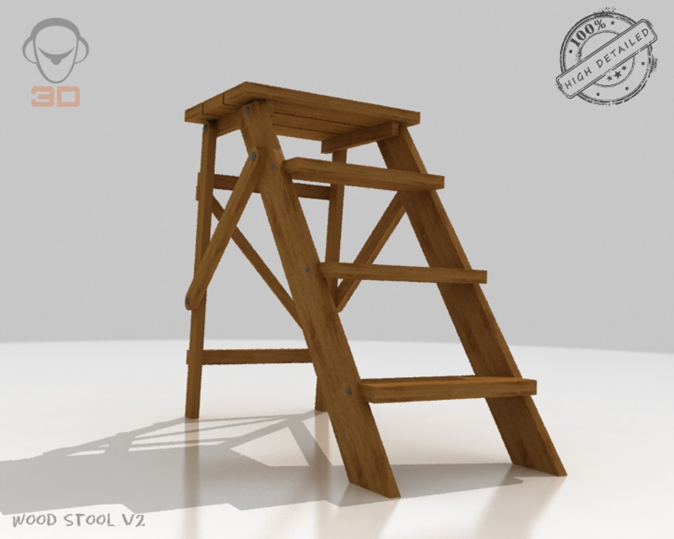 Max Step Lader Wood