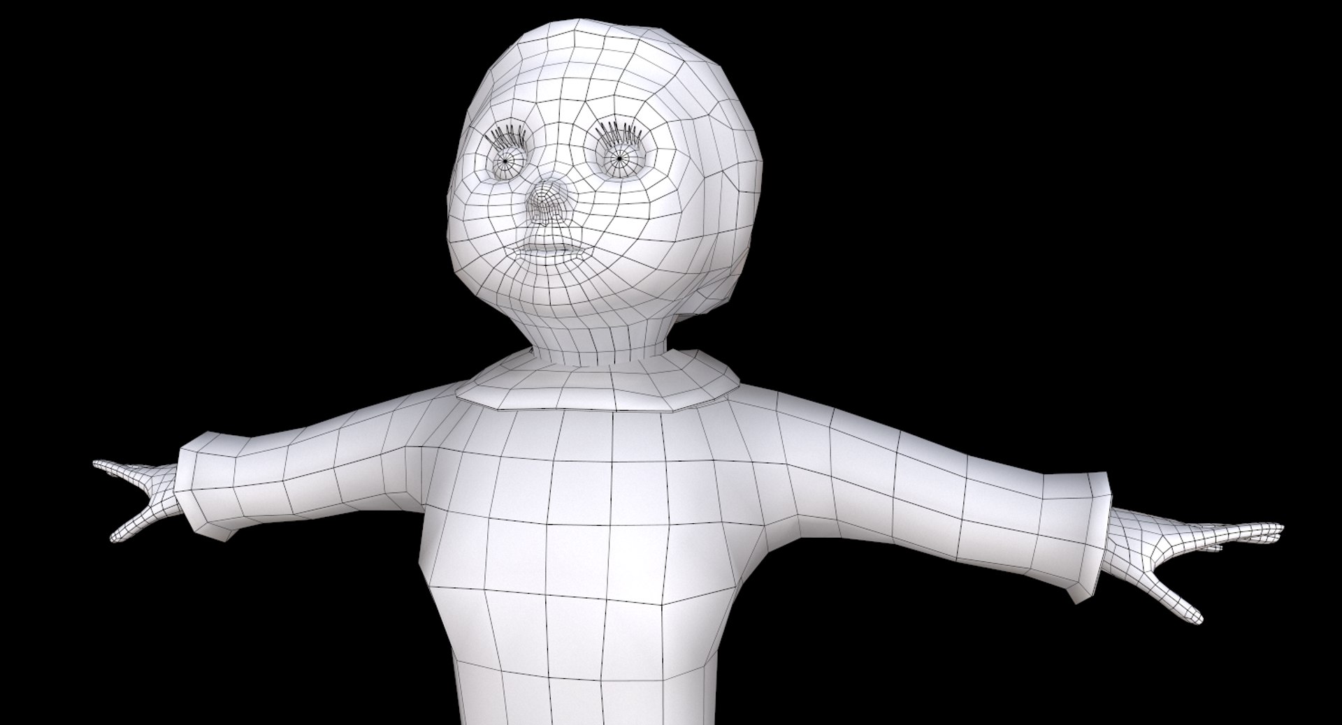 3D doll character - TurboSquid 1342093