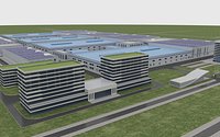 Contemporary Industrial Campus Exterior