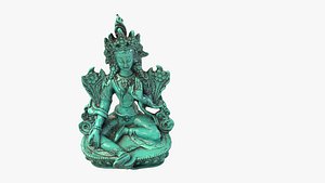 3D Hindu god Shiva Statue model
