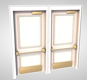 3D classic door model