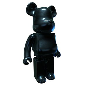 3d cartoon robotic metal model