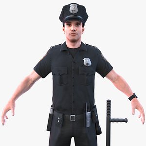 police officer 2020 pbr 3D