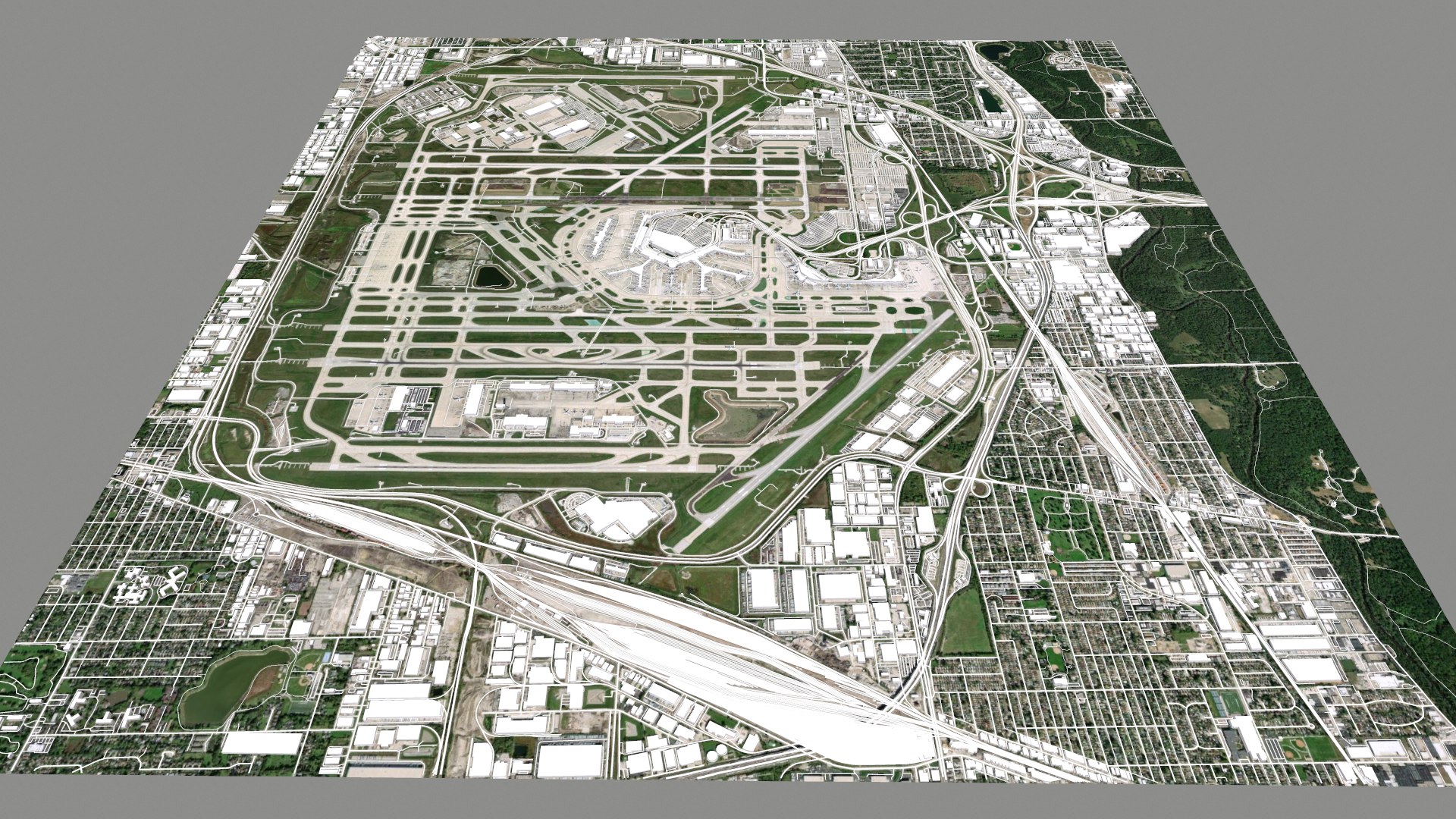 OHare International Airport Chicago USA Model TurboSquid 1951281