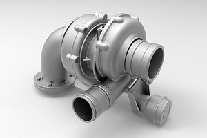 Turbocharger - High detailed