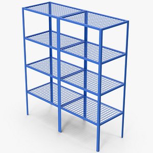 Warehouse Rack Blue