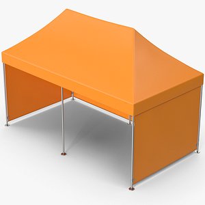 Event Tent Orange 3D model
