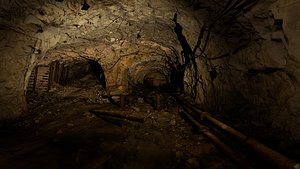Old Underground Mine Excavation - Gloomy