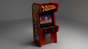 3D Retro Game Console
