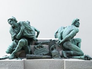 Four Captives - Louvre