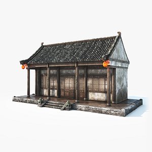 3D chinese house