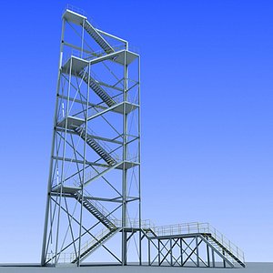 industrial tower 3d model