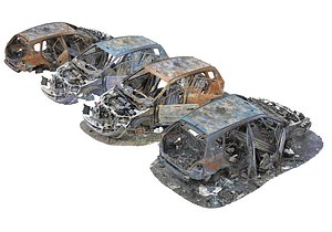 Car Wreck Pack 3D